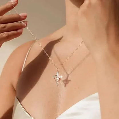 Clara | Zirconia Kruis Ketting