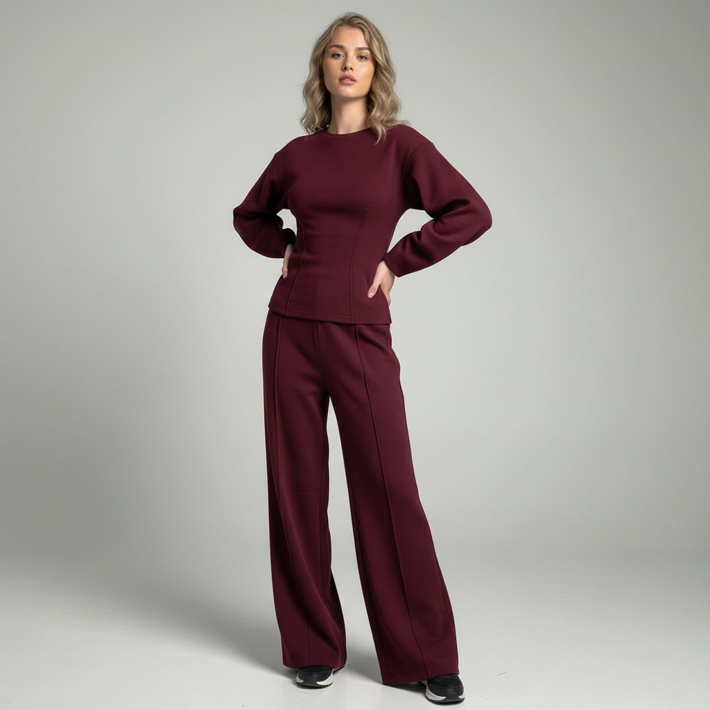 Solenne | Tweedelige Set Sweater Pantalon