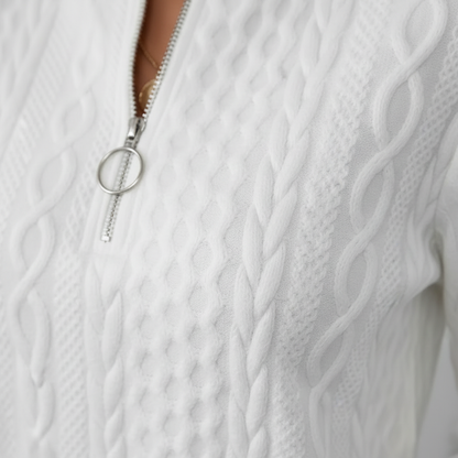 Éliane | Kabelgebreide Trui