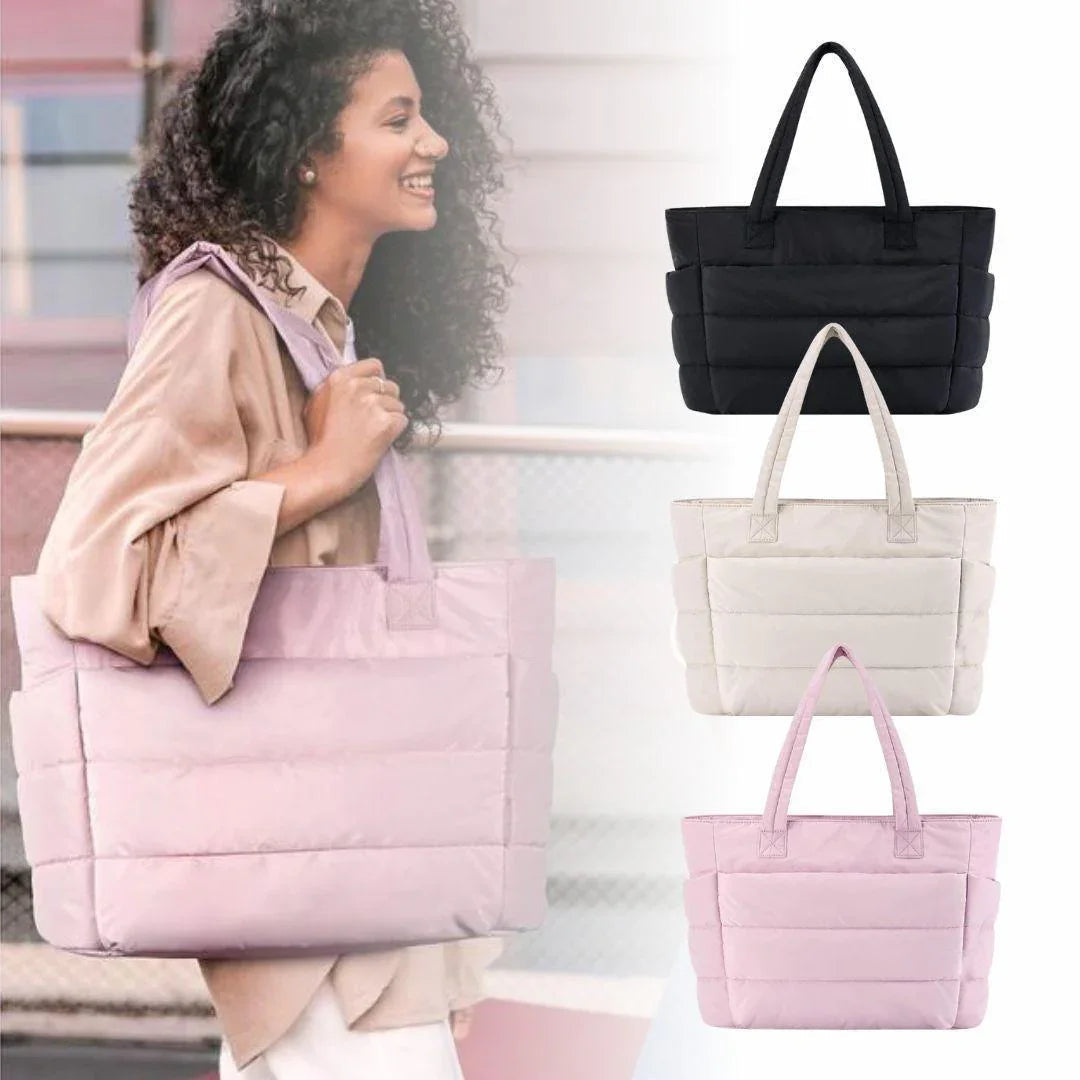 Noira | Grote Gewatteerde Puffer Totebag