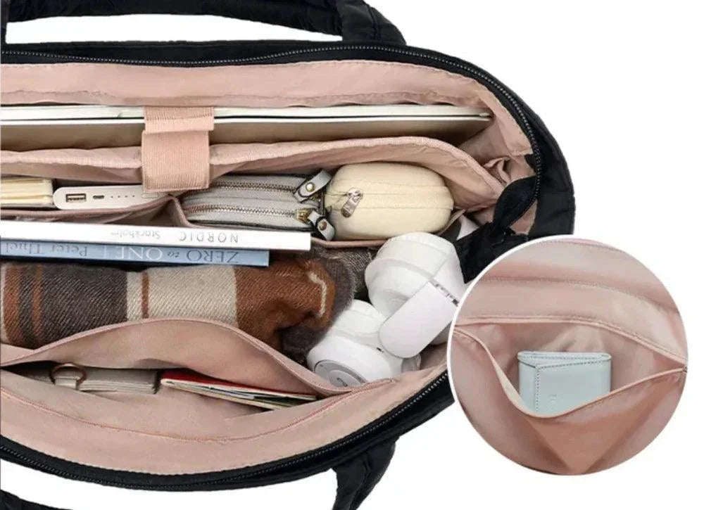 Noira | Grote Gewatteerde Puffer Totebag