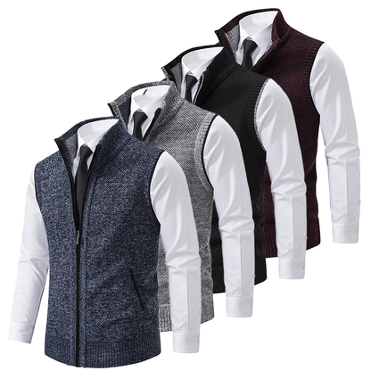 Thierry™ | Gebreide Business Bodywarmer van Hoogwaardige Wol voor Elegantie en Comfort