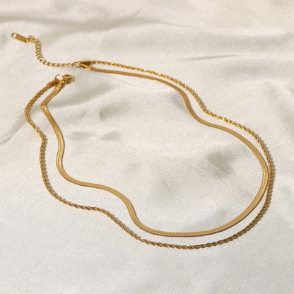 Alina | Gelaagde Gouden Ketting