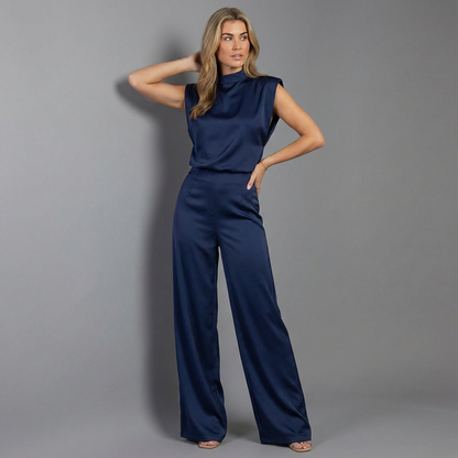 Arielle | Elegant Satin Jumpsuit