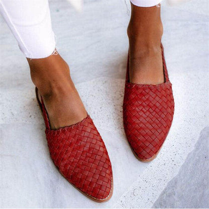 Lunara | Scarpe slip-on intrecciate da donna