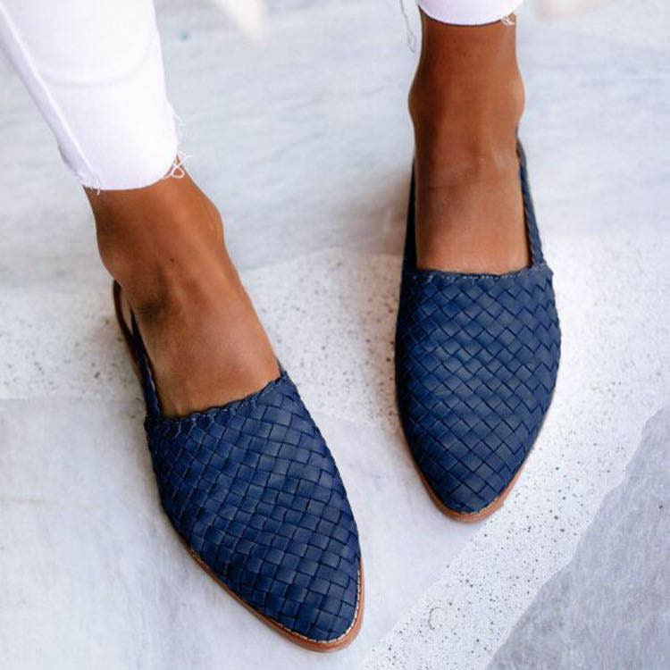 Lunara | Scarpe slip-on intrecciate da donna