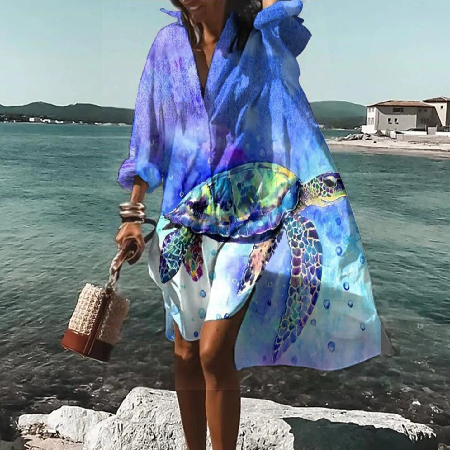 Solandra | Oversized Strandjurk Dames