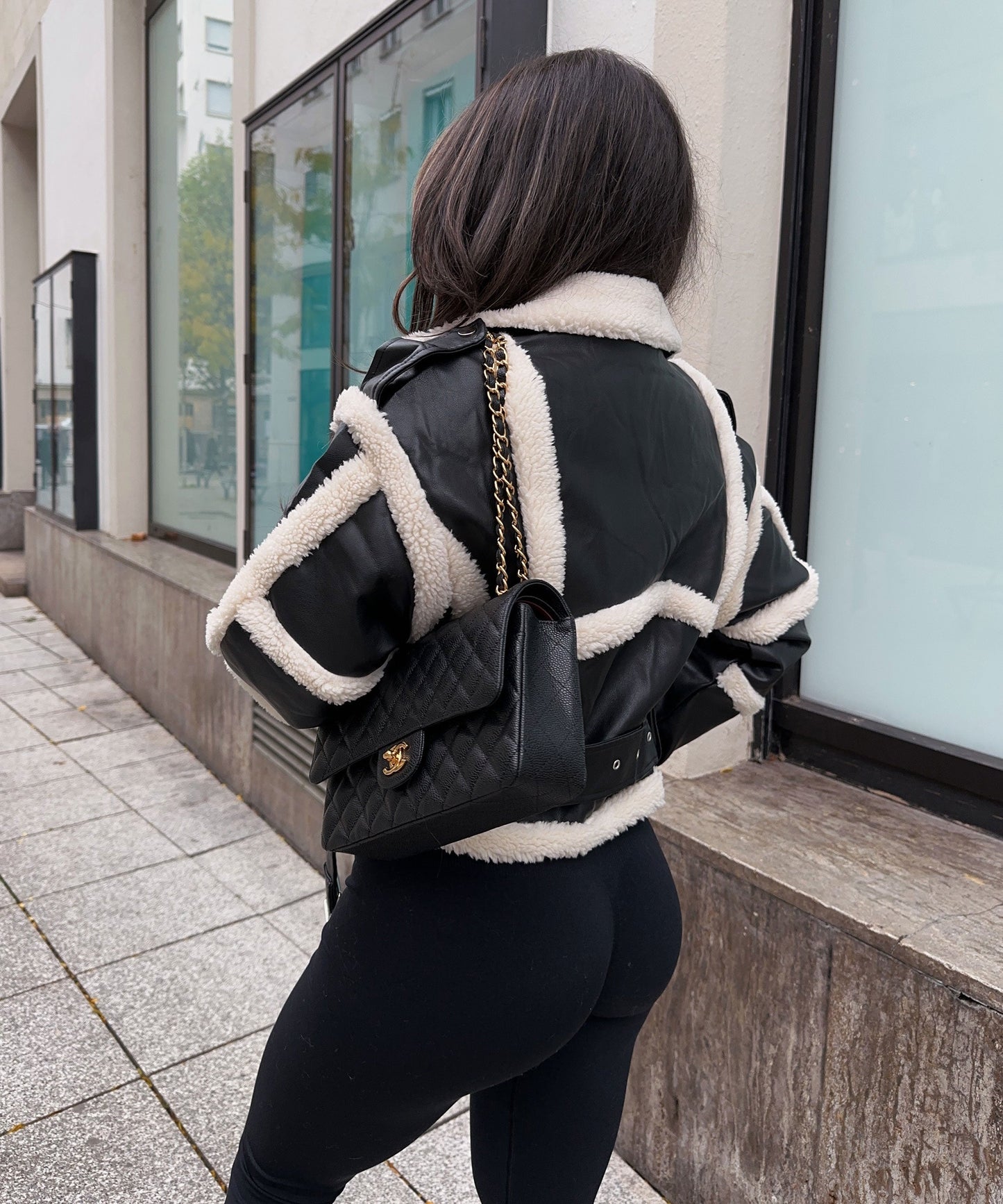 Alvéra | Shearling Bikerjack Dames