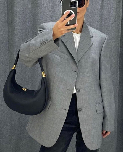 Cléa | Halvemaan Handtas