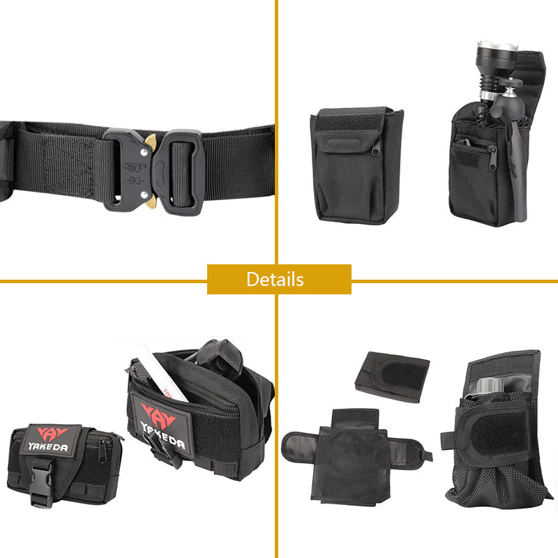 Veyron | Tactical Belt Met Pouches