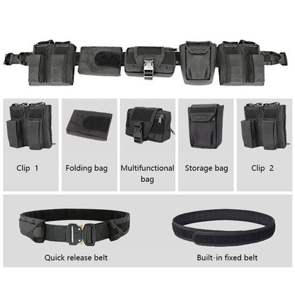 Veyron | Tactical Belt Met Pouches