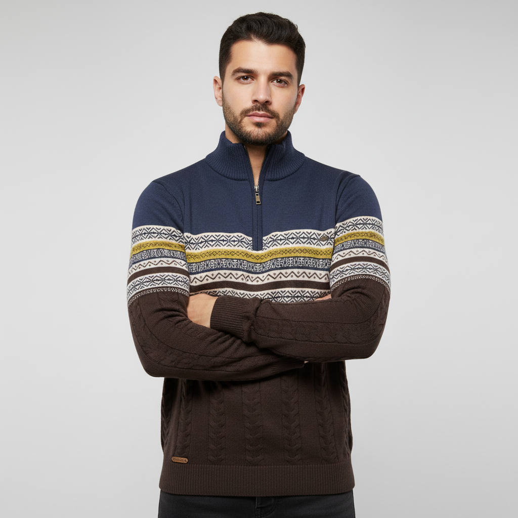 Alaric | Winter Half-Zip Trui
