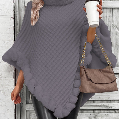 Elodia | Poncho Faux Fur