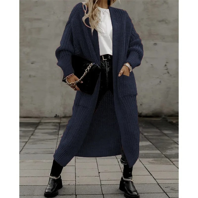 Amara | Lange Gebreide Cardigan