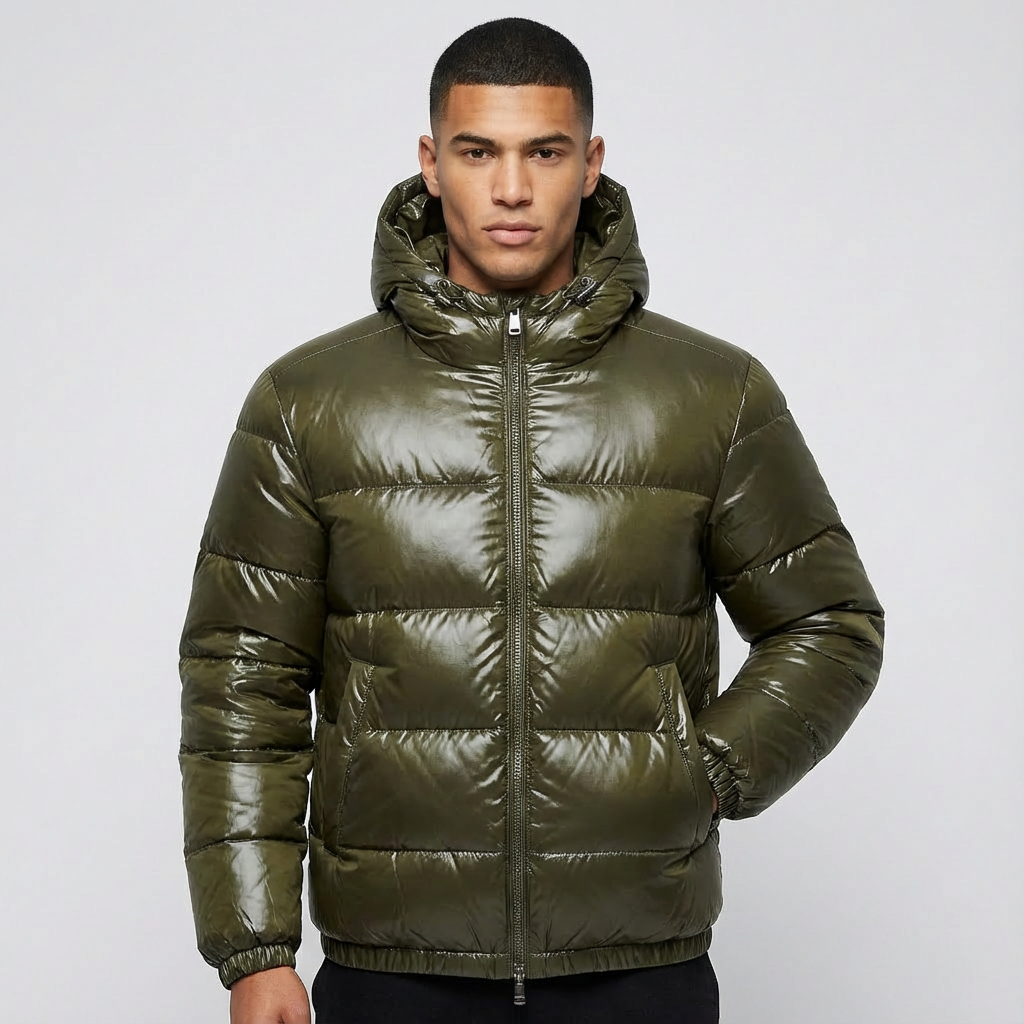 Virex | Glanzende Puffer Jas