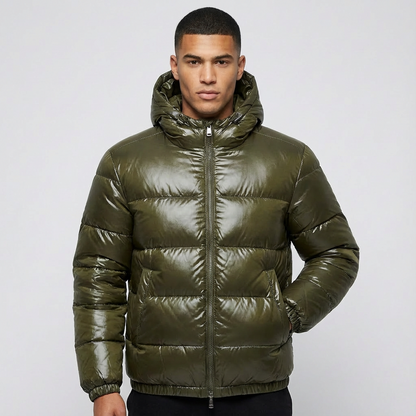 Virex | Glanzende Puffer Jas