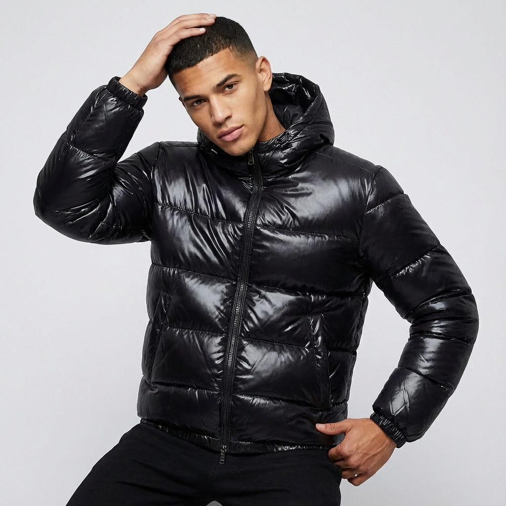 Virex | Glanzende Puffer Jas