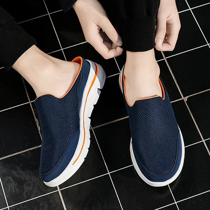 Flexor™ | Heren Slip-On Sneakers met Open Hiel | Ademend Mesh Instapmodel voor Zomer en Wandelen