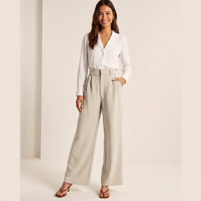 Elinor | Pantalon Wijde Pijpen