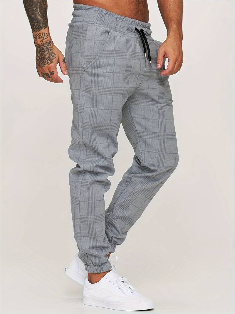 Dario | Geruite Slim Fit Jogger