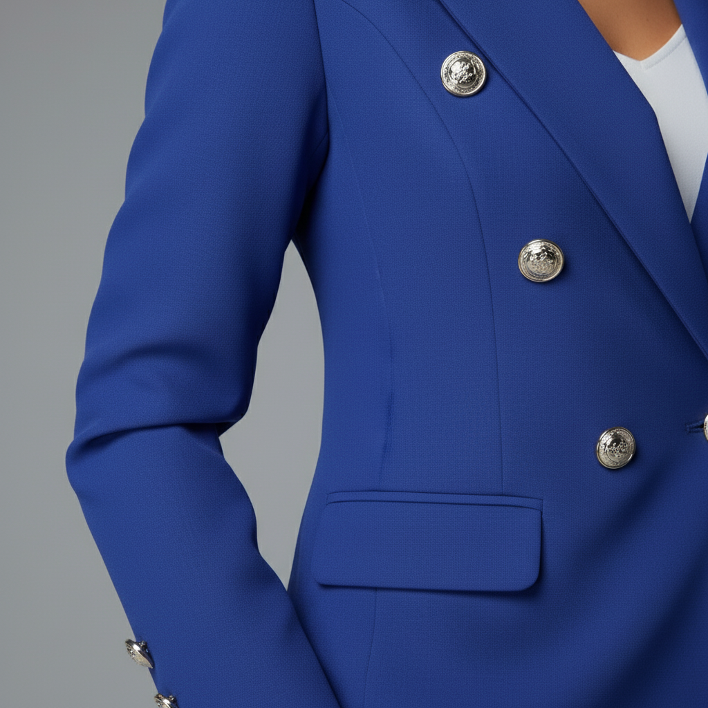 Valéris | Tweedelig Dameskostuum met Goudkleurige Knopen