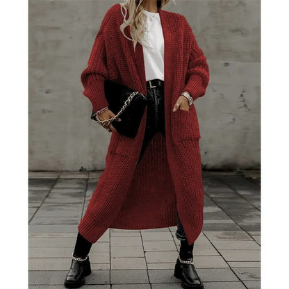 Amara | Lange Gebreide Cardigan