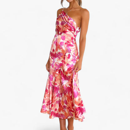 Floriane | Satijnen Maxi-Jurk Dames