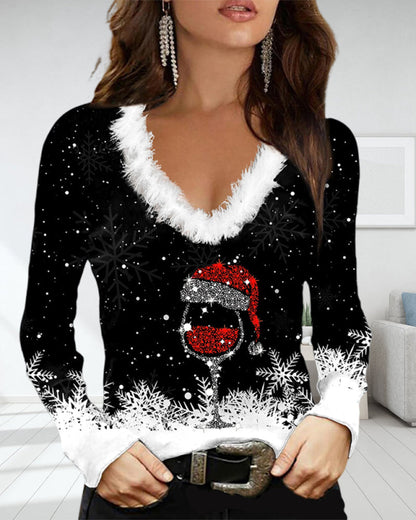 Mirelle | Kersttrui V-Hals