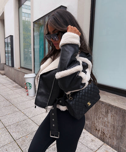 Alvéra | Shearling Bikerjack Dames