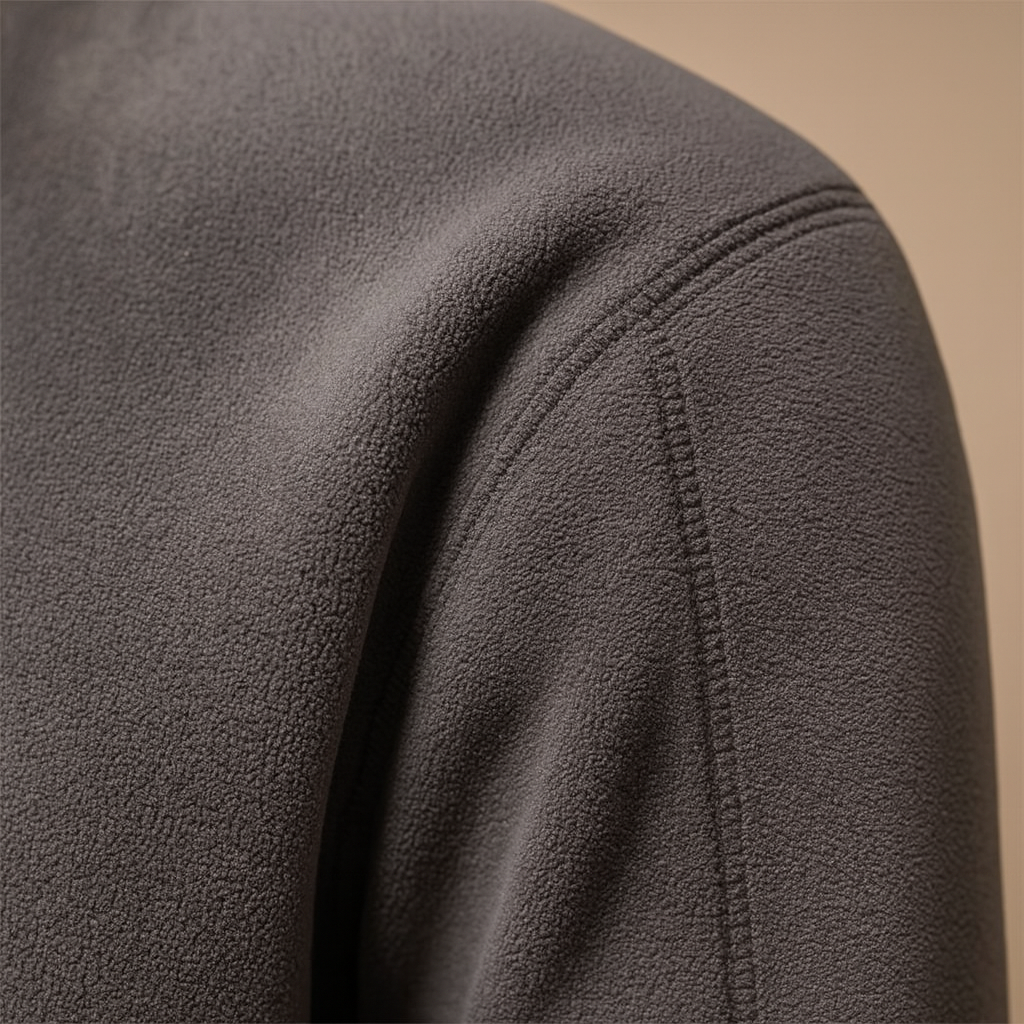 Rheon | Fleece Trui Met Halve Rits