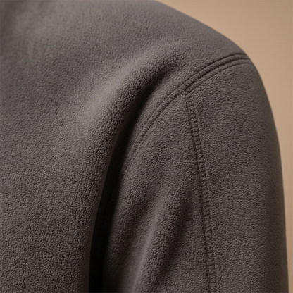 Rheon | Fleece Trui Met Halve Rits