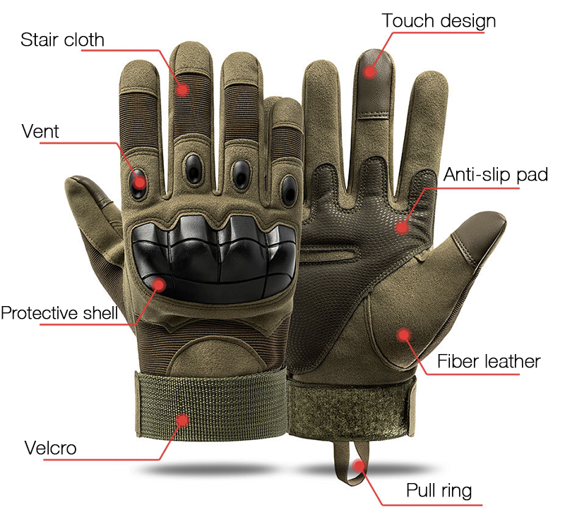 Aegis | Tactical Handschoenen met Knokkelbescherming