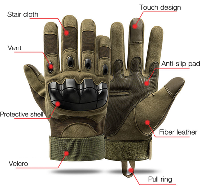 Aegis | Tactical Handschoenen met Knokkelbescherming