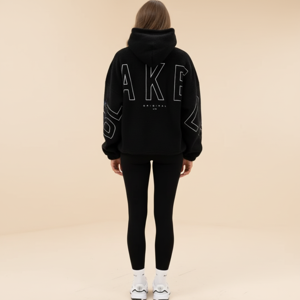 Raven | felpa oversize con cappuccio