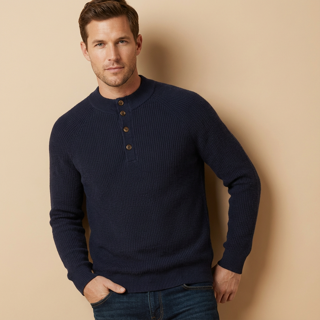 Armand | Sweater With Buttons