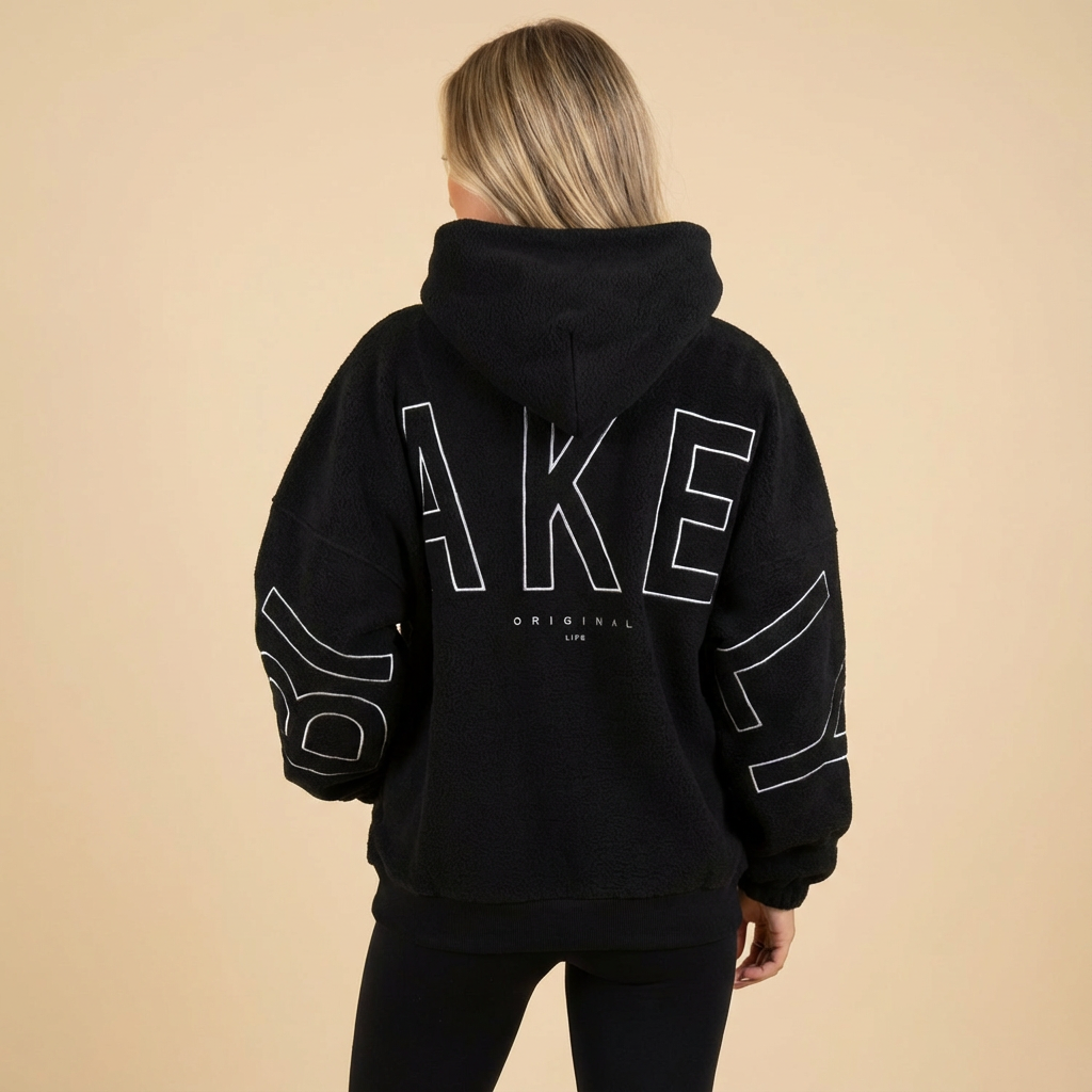 Raven | felpa oversize con cappuccio