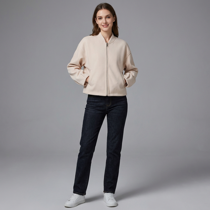 Inara | Blouson aviateur en laine