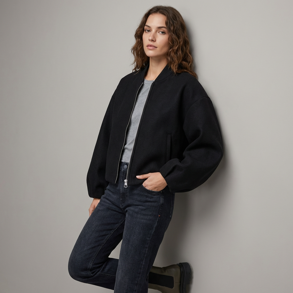 Inara | Blouson aviateur en laine