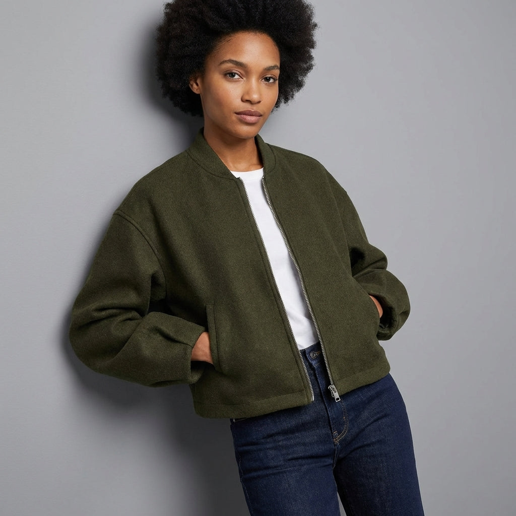 Inara | Blouson aviateur en laine