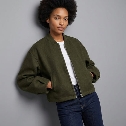 Inara | Blouson aviateur en laine