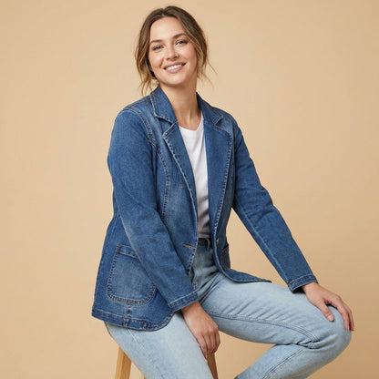 Aria | Denim Blazer Women