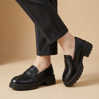Massimo | Mocassins Chunky en Cuir