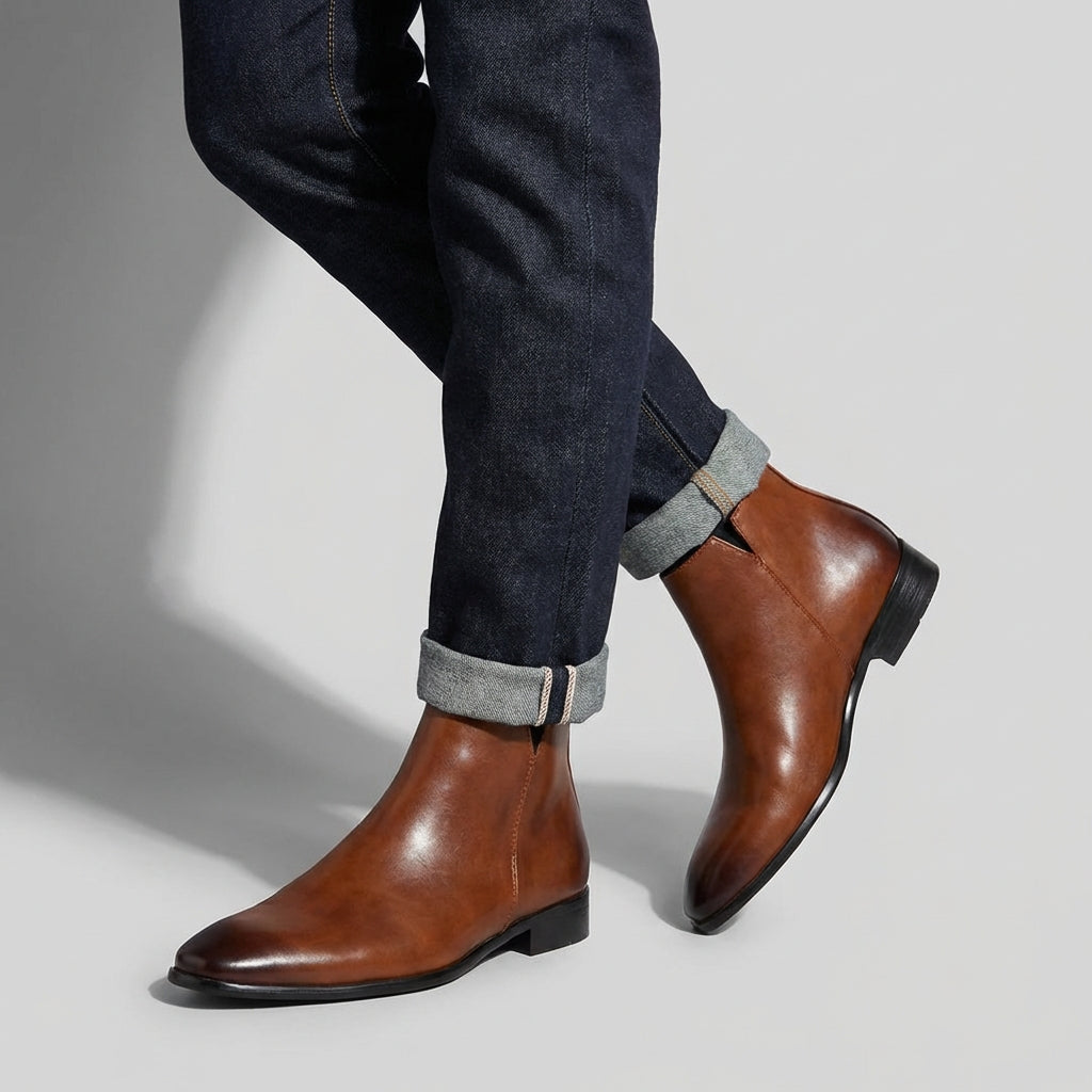 Novaro | Men's Chelsea Ankle Boots