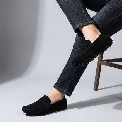 Marvello | Mocassins en daim pour hommes