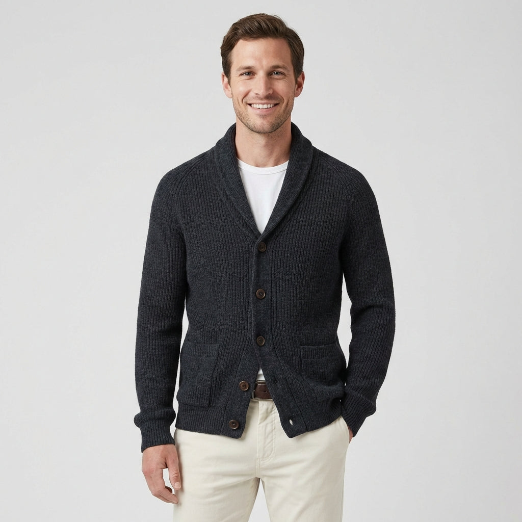 Ardento | Gilet da uomo con collo sciallato