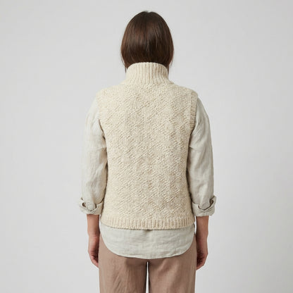 Solmara | Women's Knitted Sleeveless Cardigan