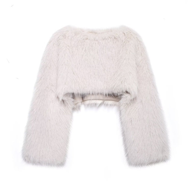 Arden | Cropped Faux Fur Jas