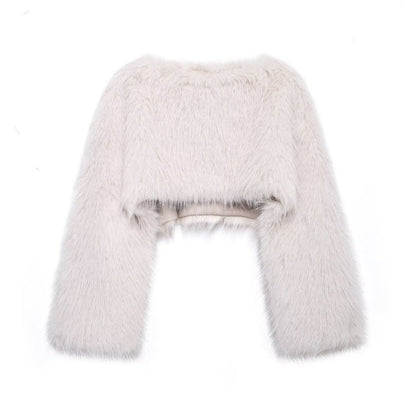 Arden | Cropped Faux Fur Jas