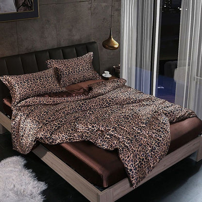 Satiara™ | Luxe Satijnen Beddengoed Set | 4-delig Zijdezacht & Verkoelend Bedlinnen Set