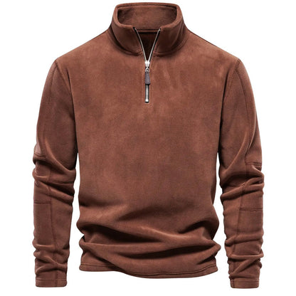 Nordcrest™ | Zacht Winter Halfzip Fleece Sweater met Ritssluiting